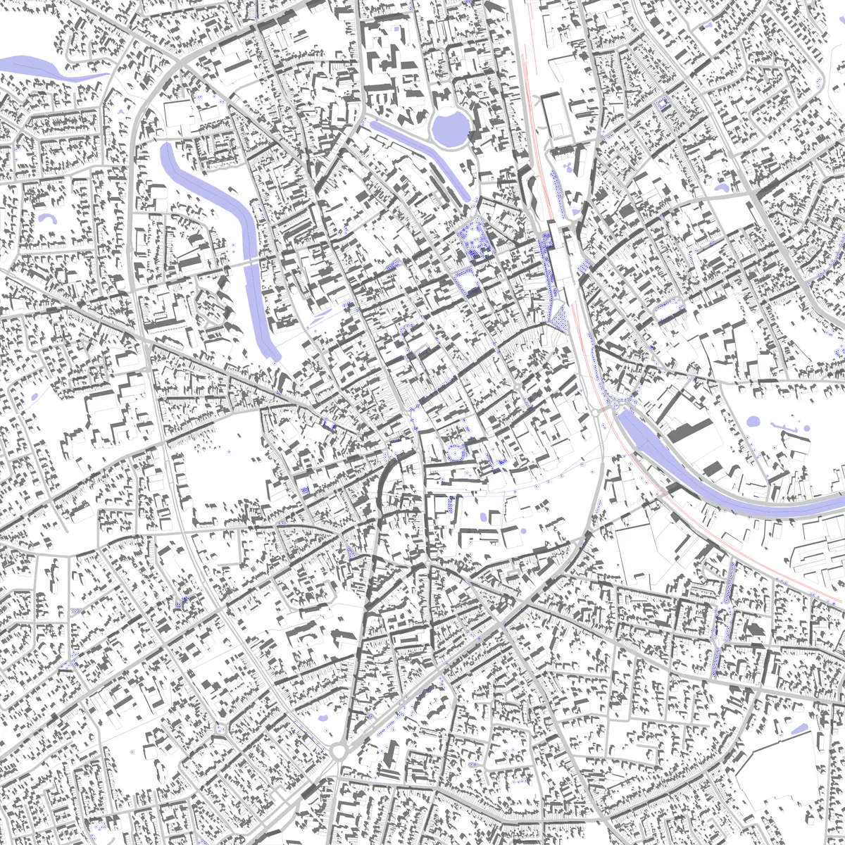 Roeselare site plan (2.5 km)
