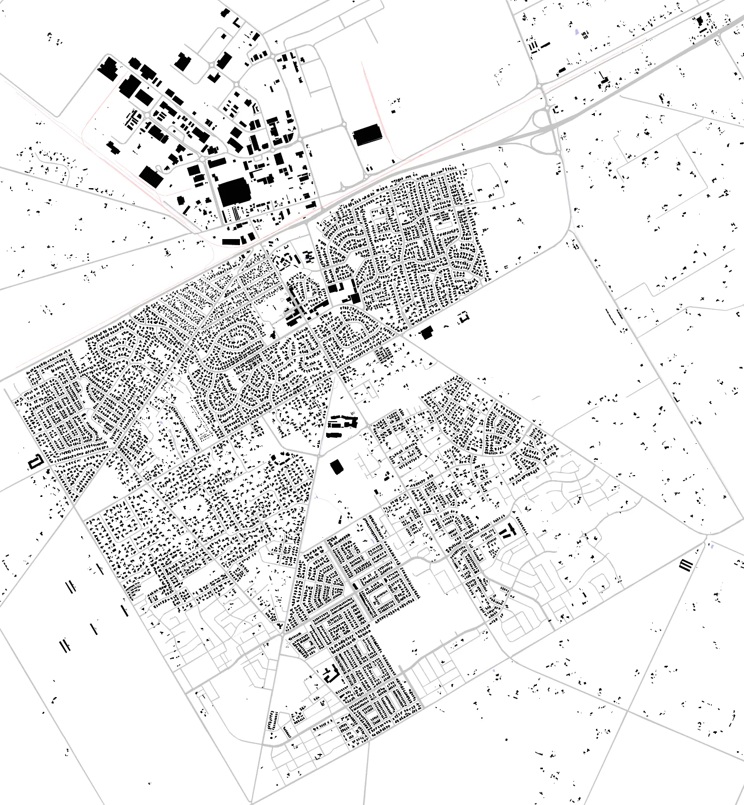 Rolleston figure ground plan