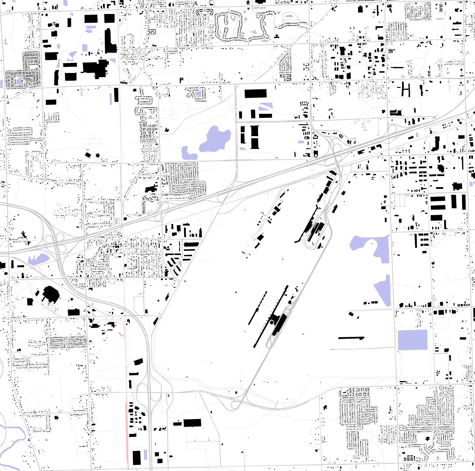 Romulus figure ground plan