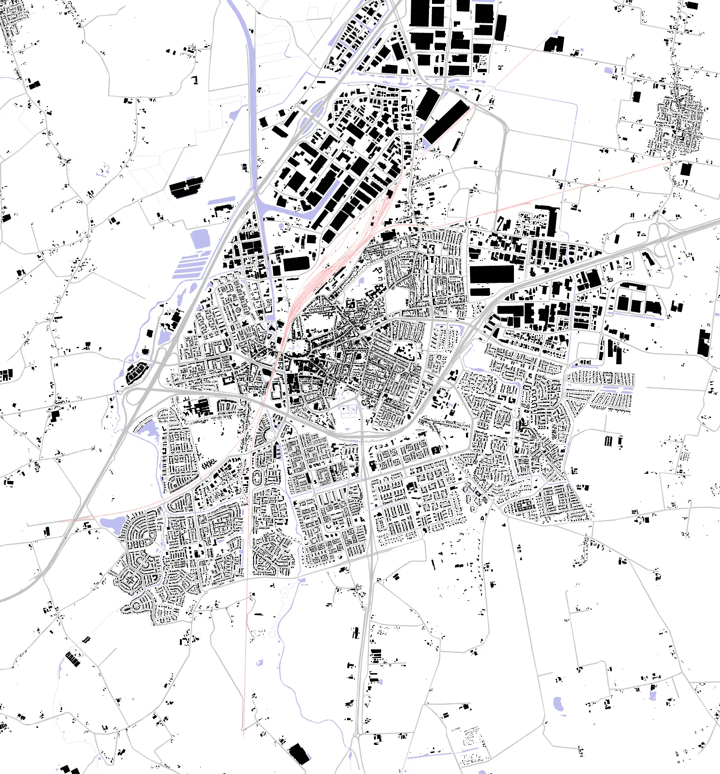 Roosendaal figure ground plan