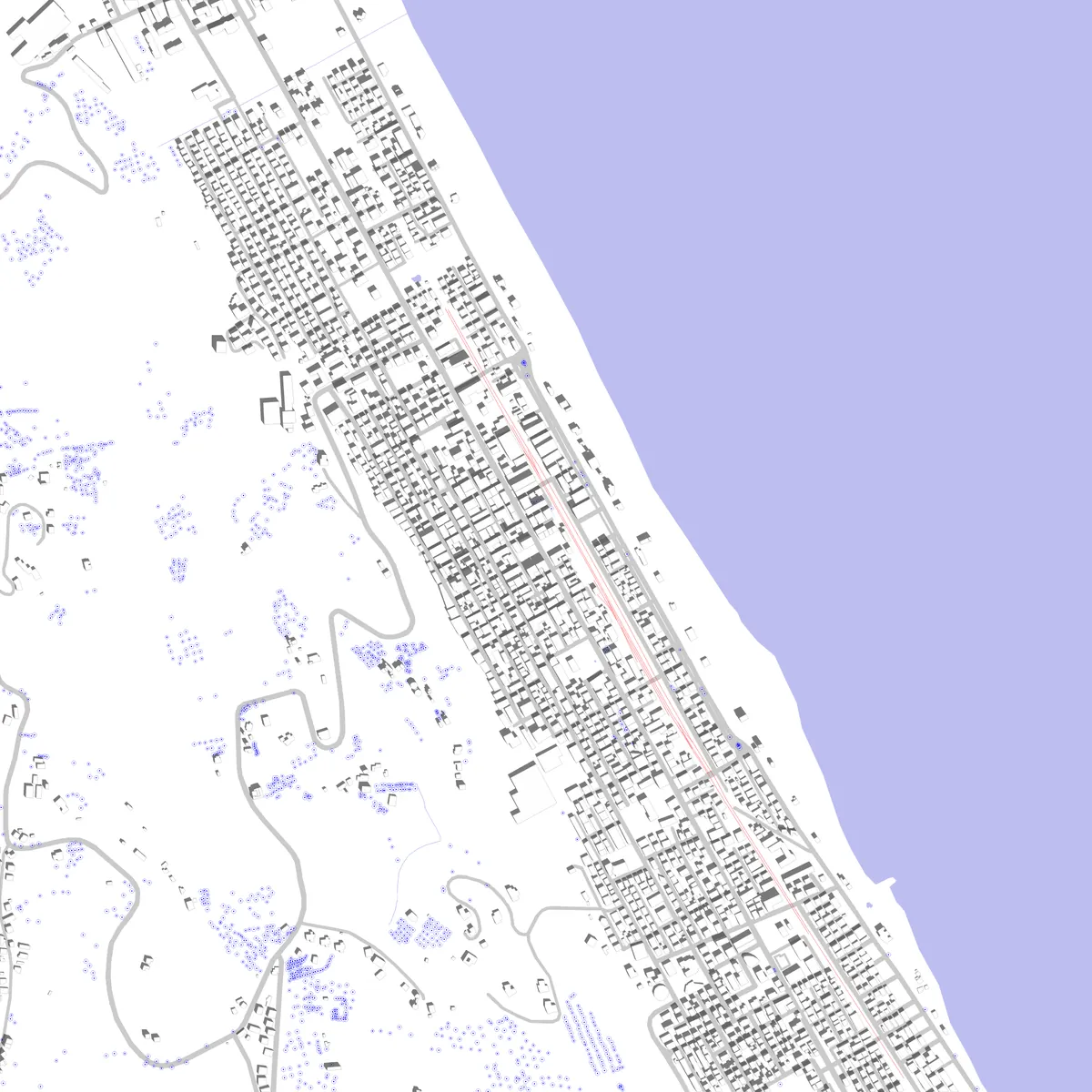 Roseto degli Abruzzi site plan (2.5 km)