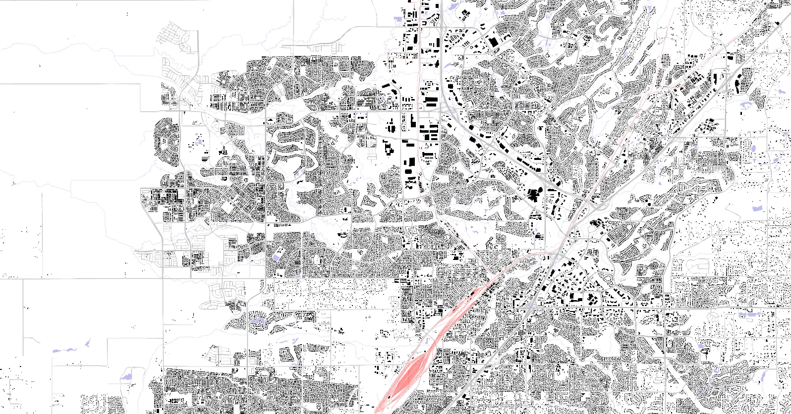 Roseville figure ground plan