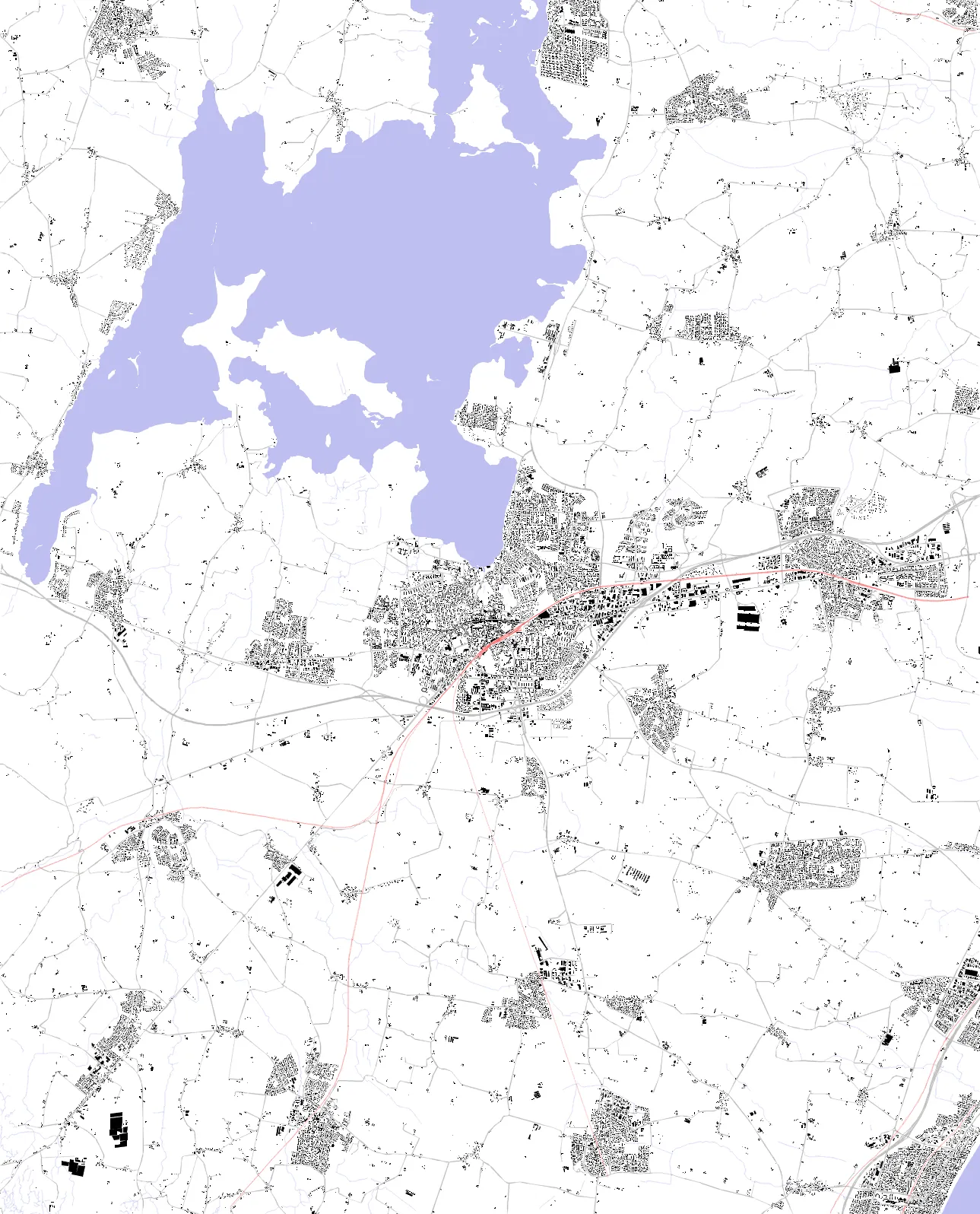 Roskilde figur-grund-plan