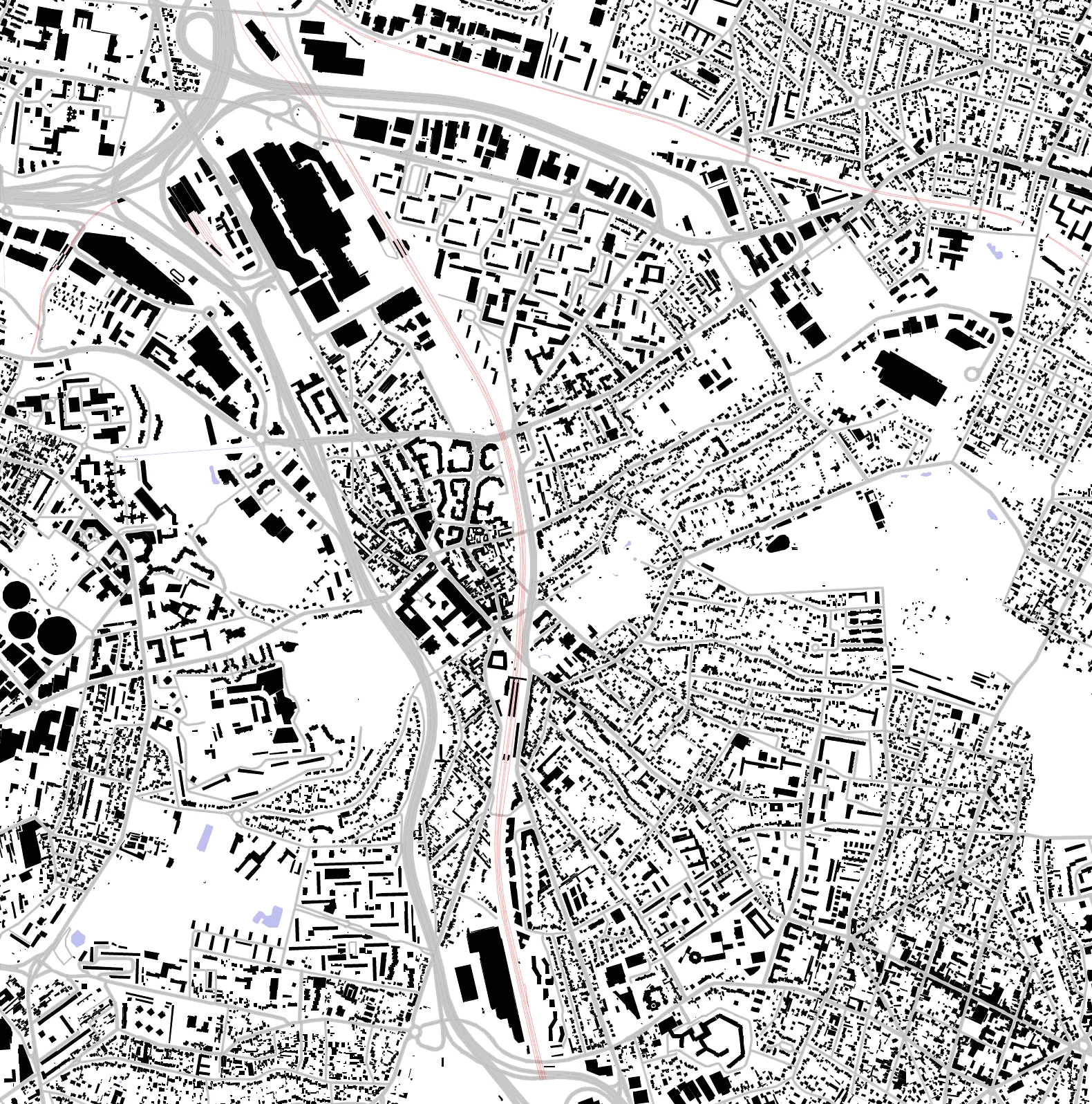 Rosny-sous-Bois figure ground plan