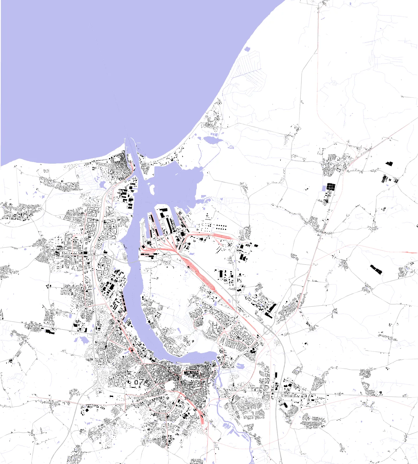 Rostock Schwarzplan