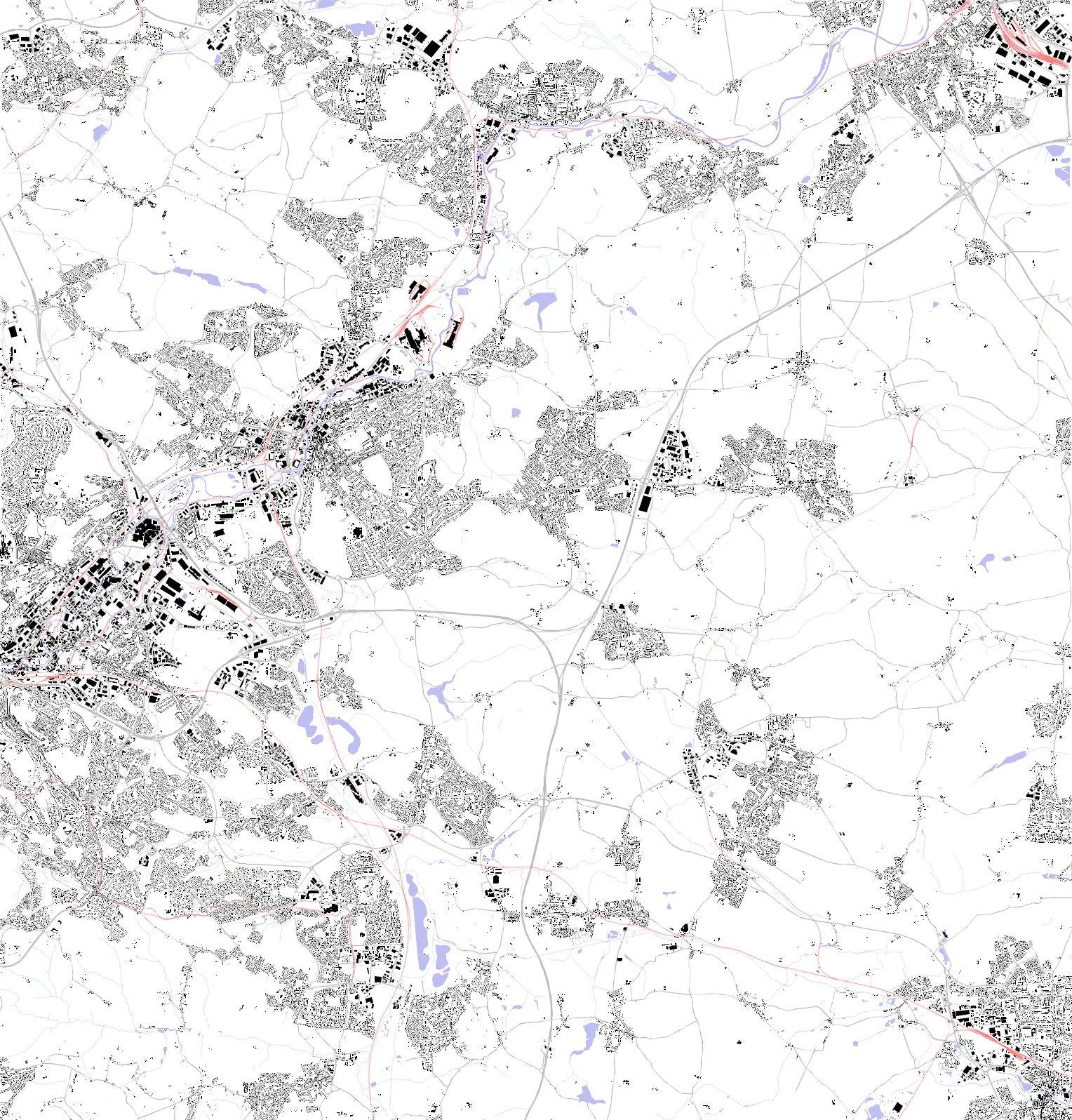 Rotherham figure ground plan