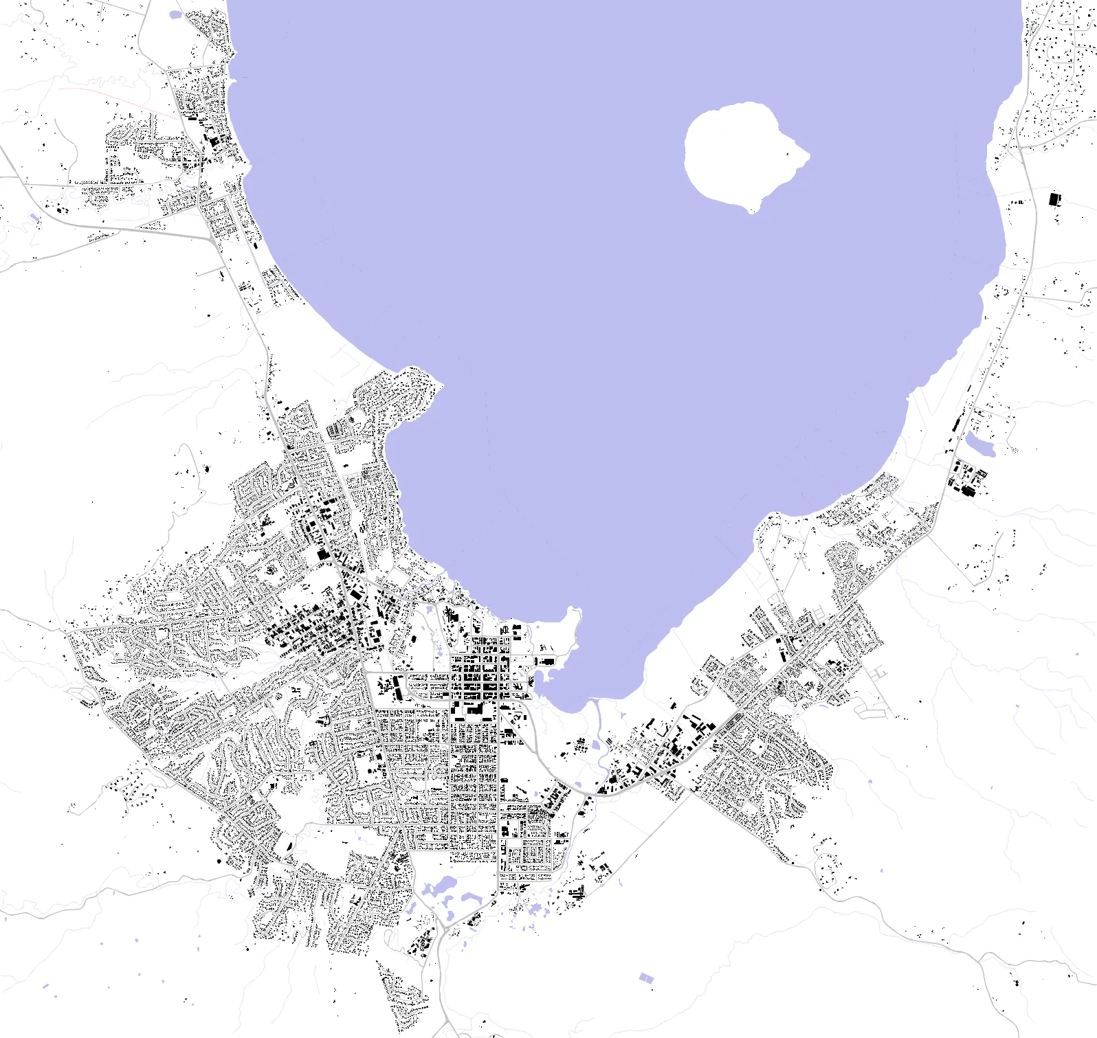 Rotorua figure ground plan