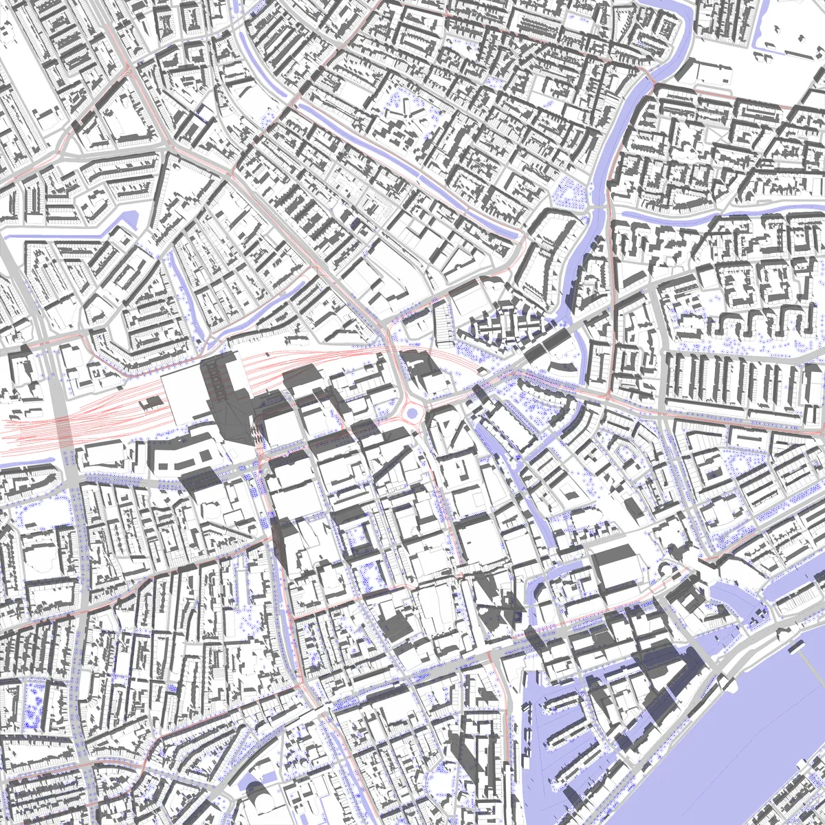 Rotterdam site plan (2.5 km)