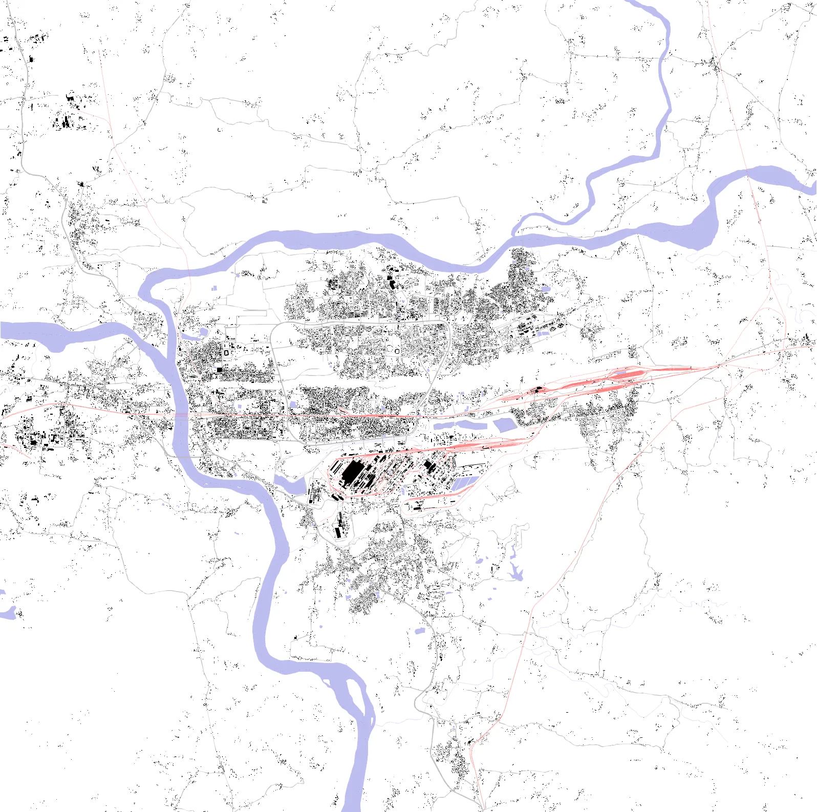 Rourkela figure ground plan