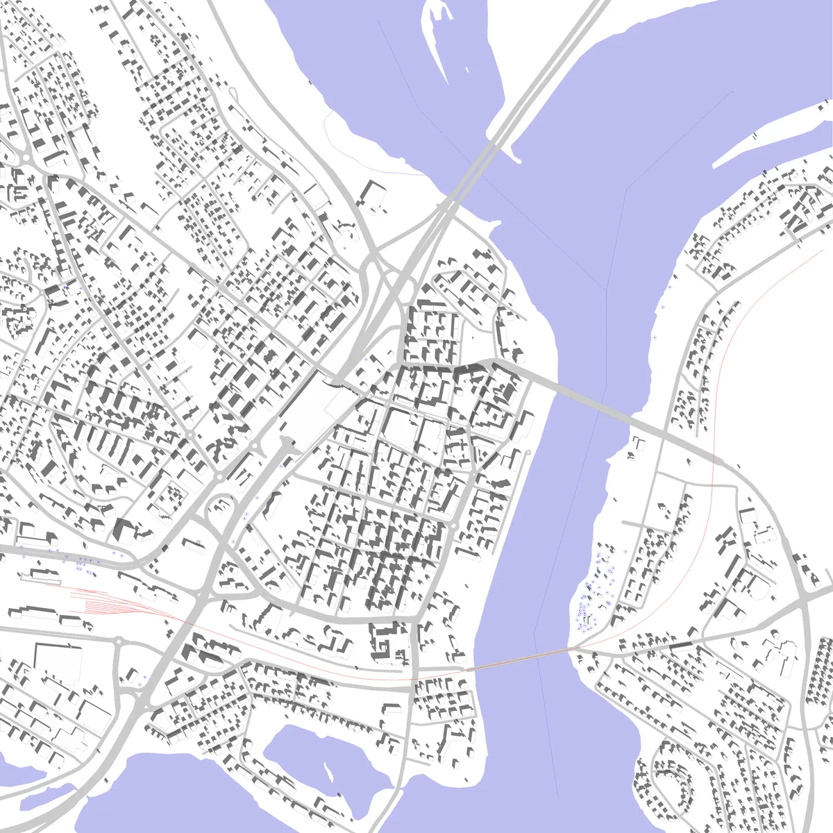 Rovaniemi site plan (2.5 km)