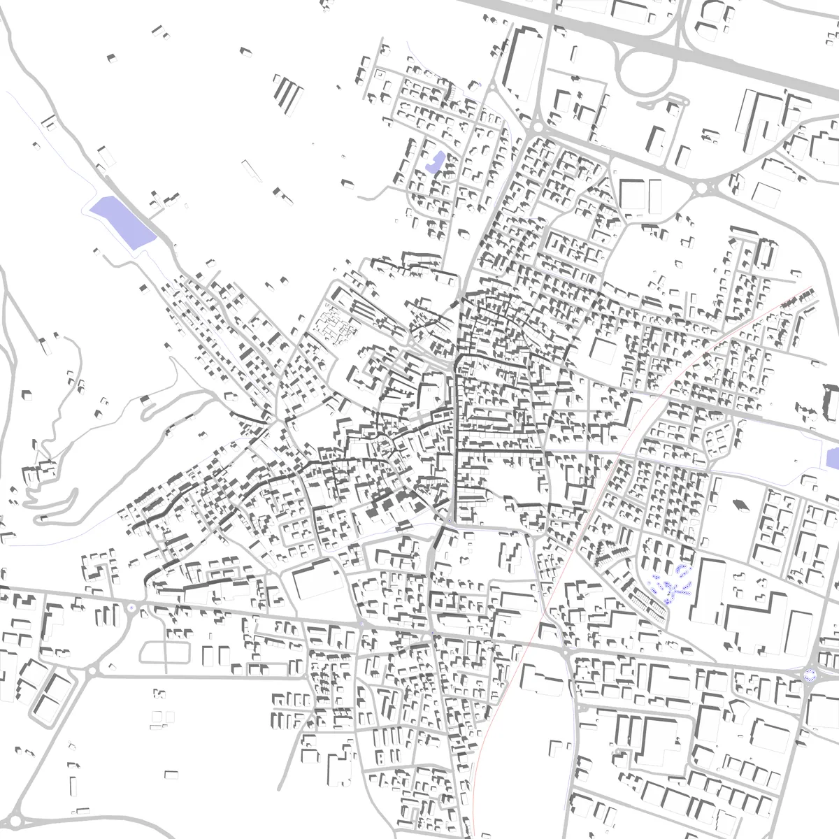 Rovato site plan (2.5 km)