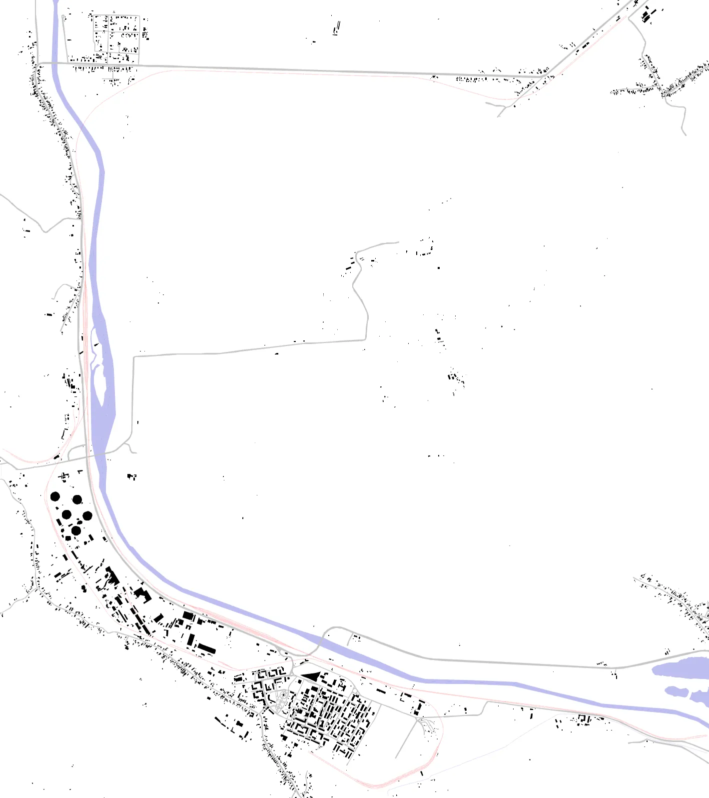 Rovinari figure ground plan