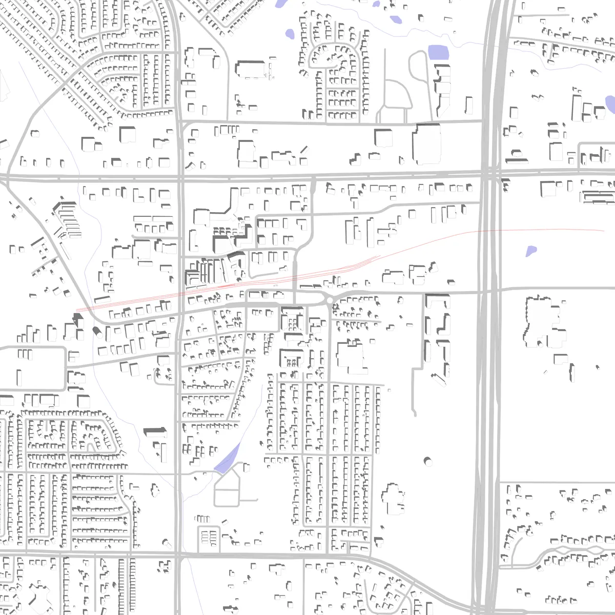 Rowlett site plan (2.5 km)