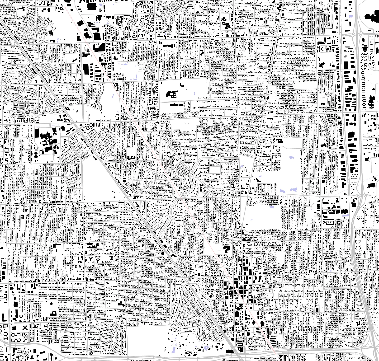 Royal Oak figure ground plan