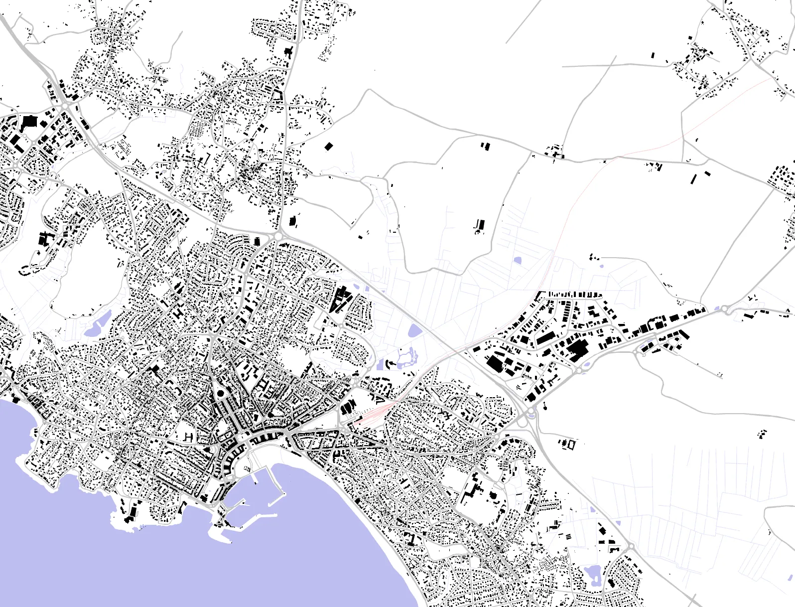 Royan figure ground plan