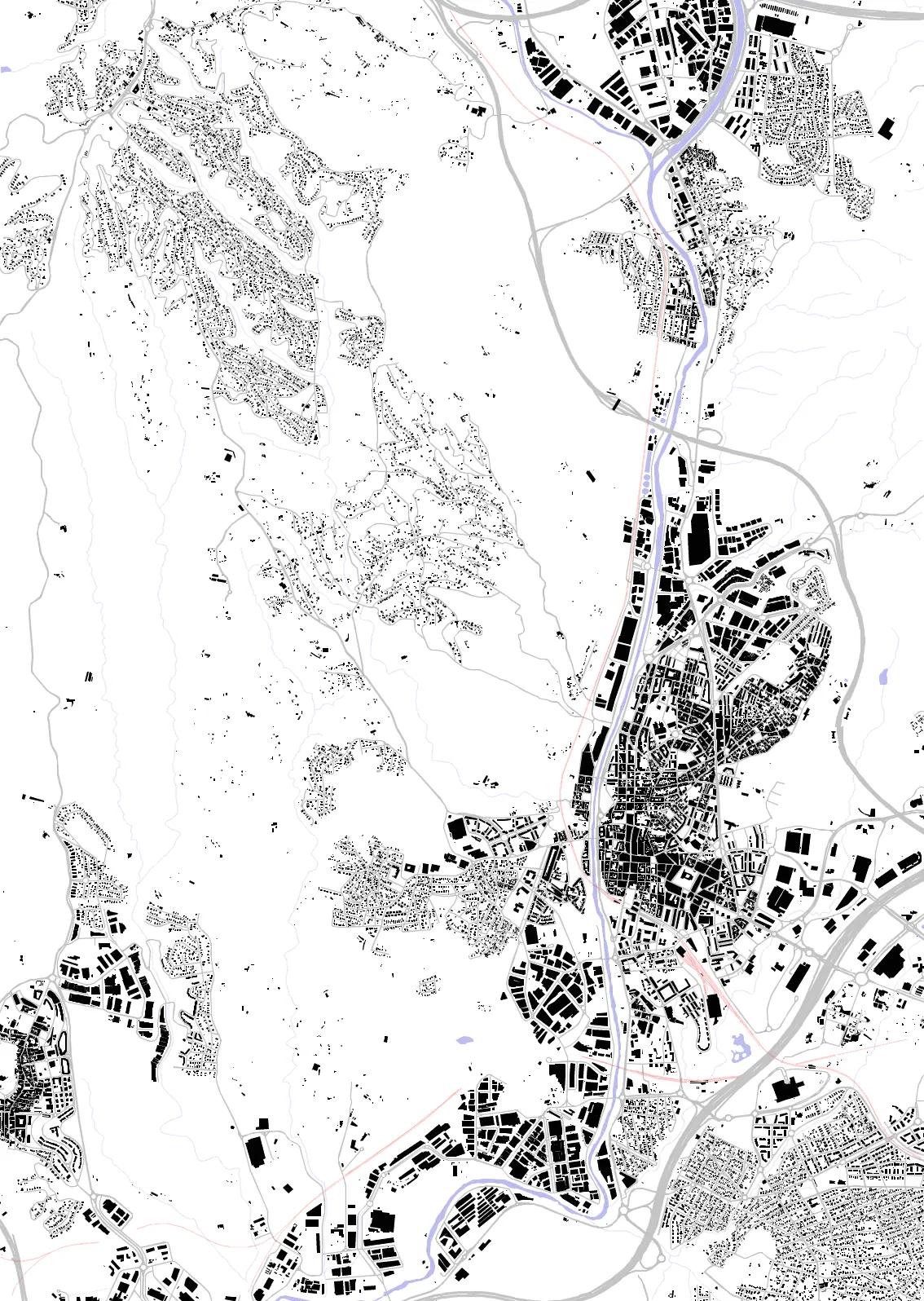 Rubí figure ground plan