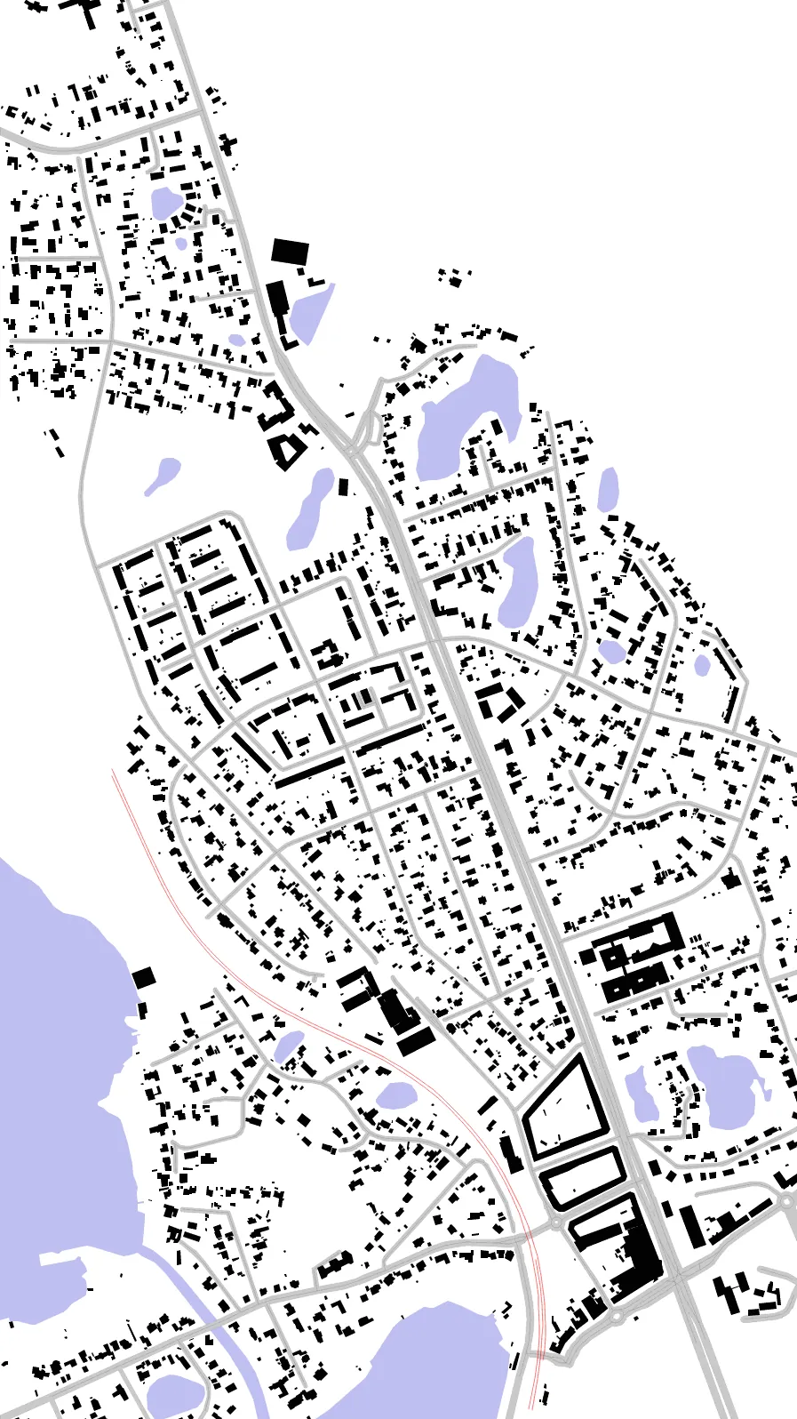 Rudersdal figur-grund-plan