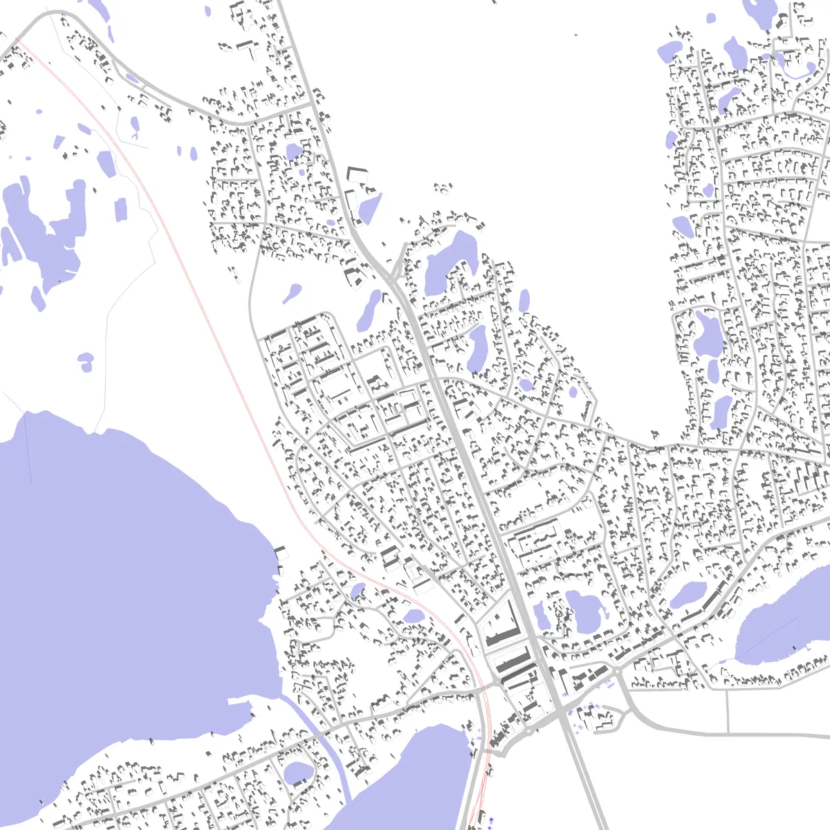 Rudersdal situationsplan (2,5 km)