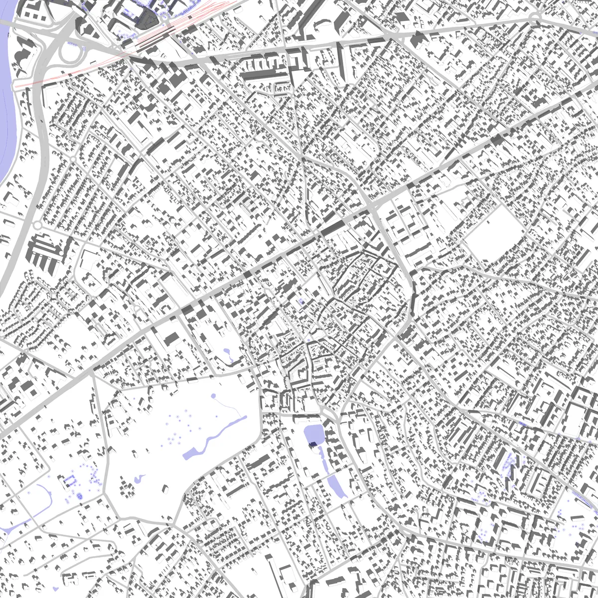Rueil-Malmaison site plan (2.5 km)