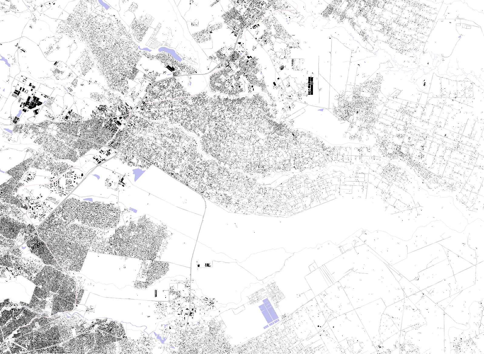 Ruiru figure ground plan