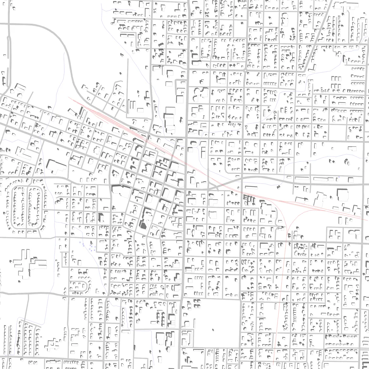 Russellville site plan (2.5 km)