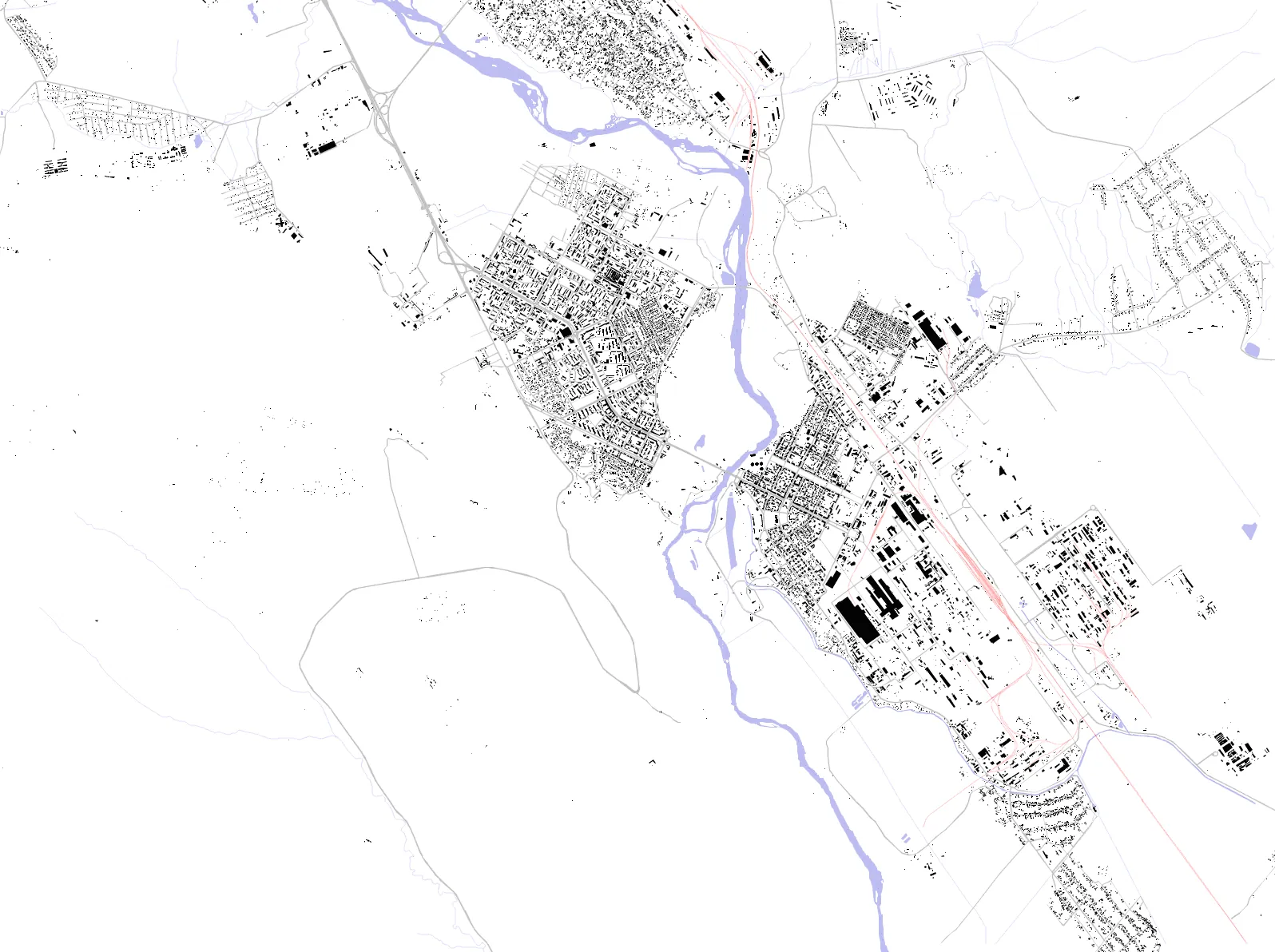 Rustavi figure ground plan
