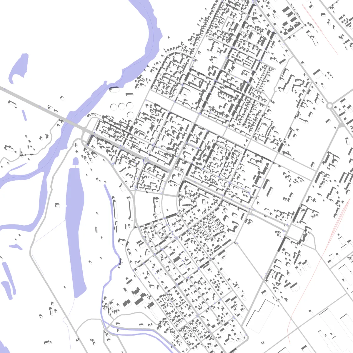 Rustavi site plan (2.5 km)
