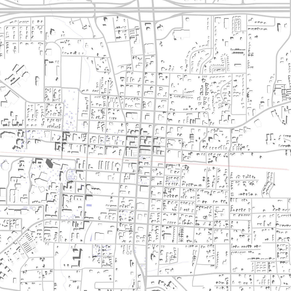 Ruston site plan (2.5 km)