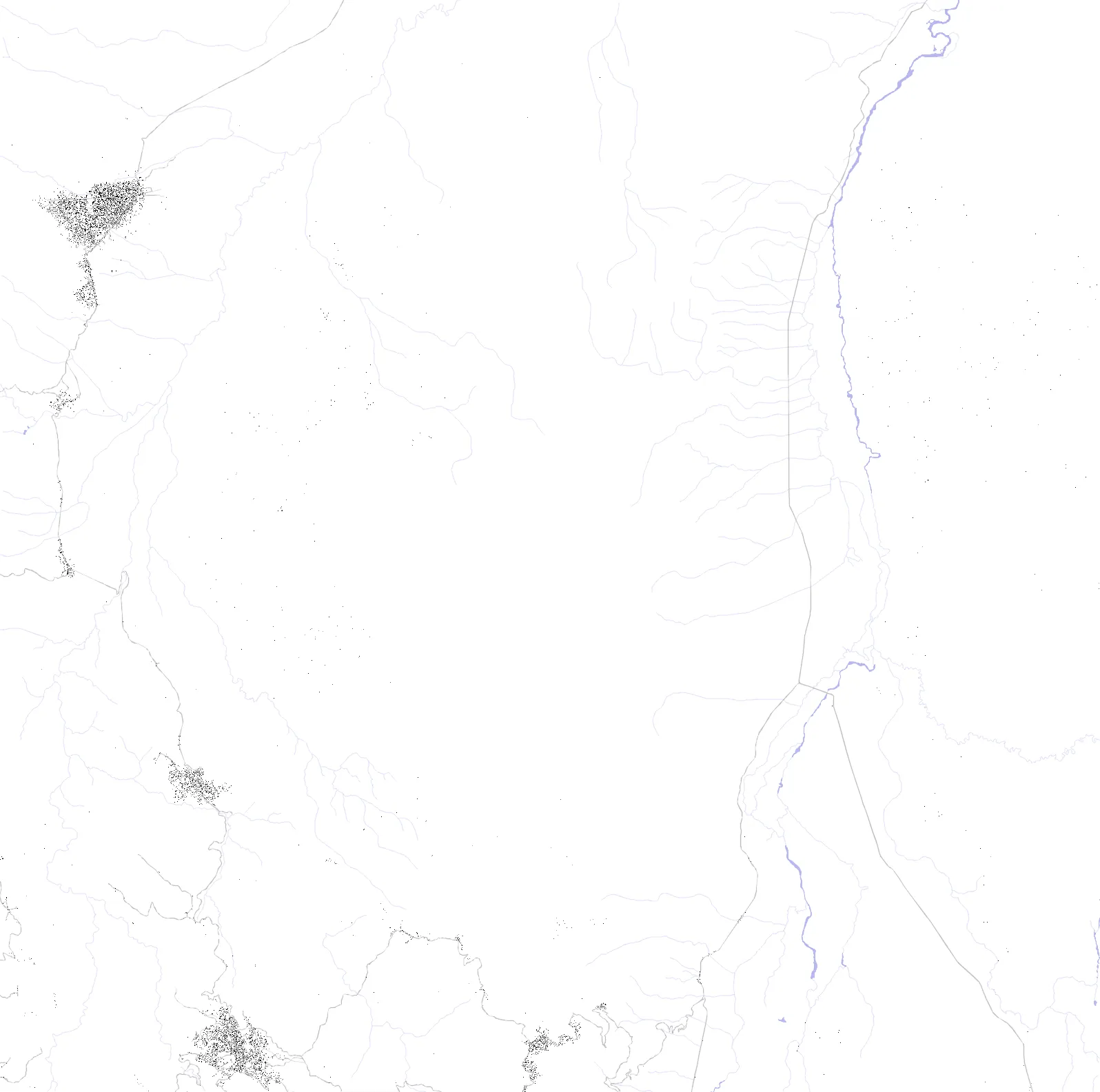 Rutshuru figure ground plan