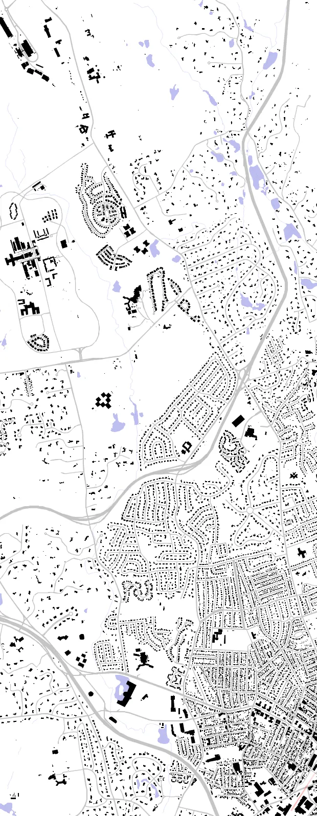 Rye Brook figure ground plan