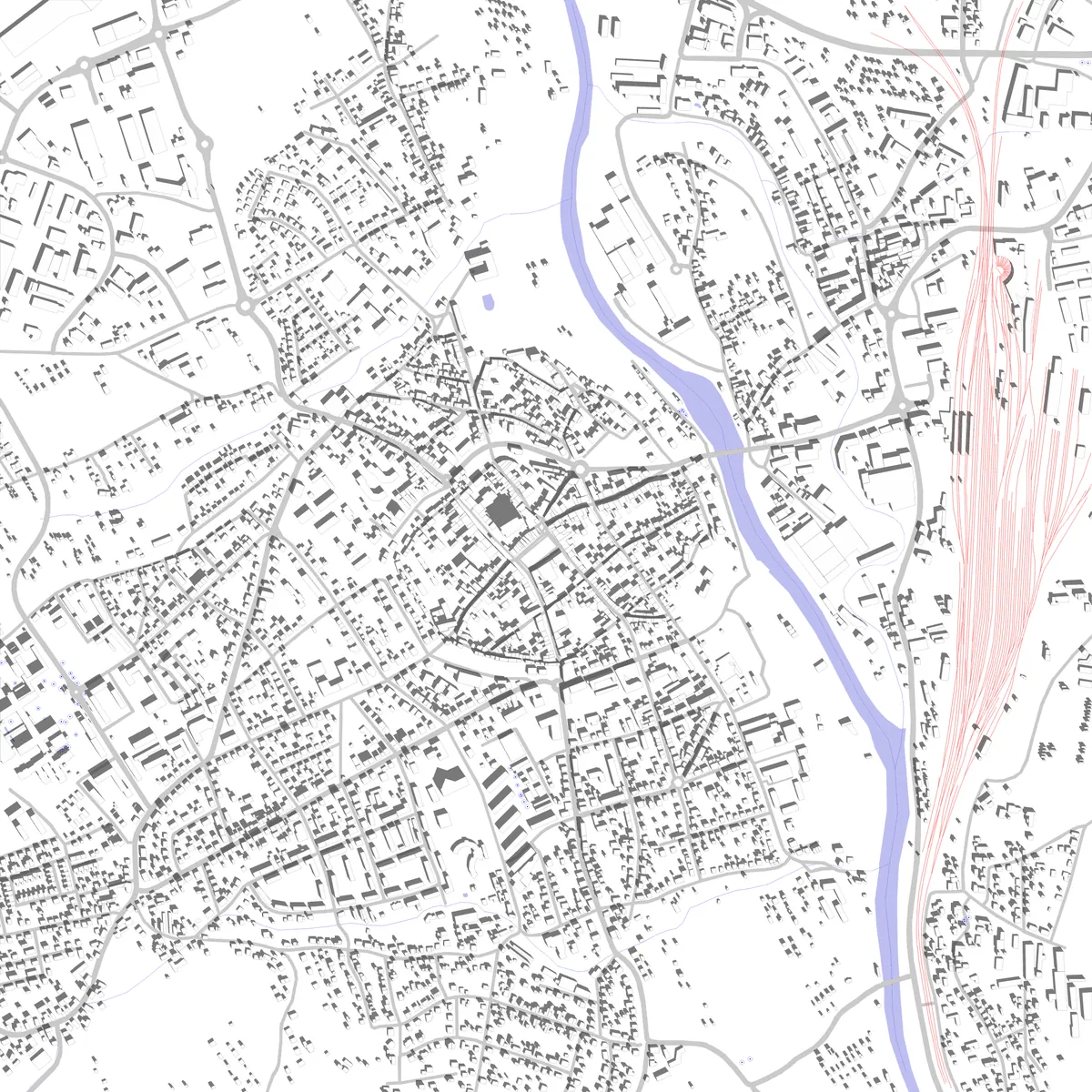 Saalfeld site plan (2.5 km)