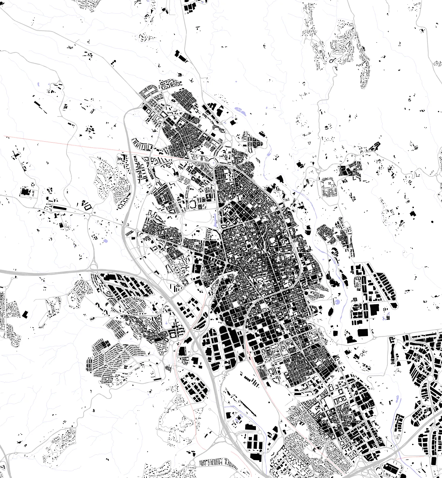Sabadell figure ground plan