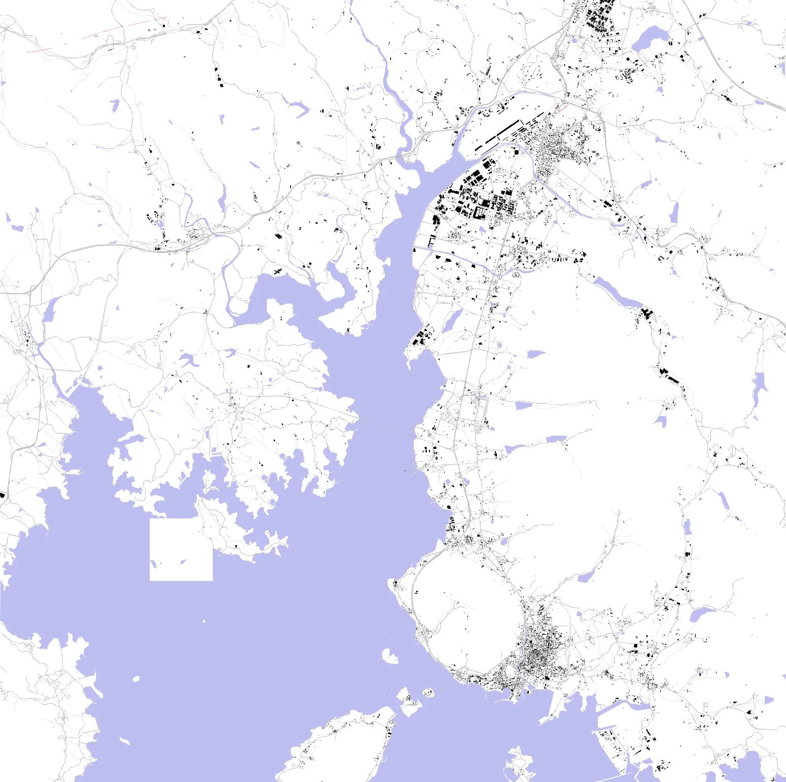 Sacheon figure ground plan