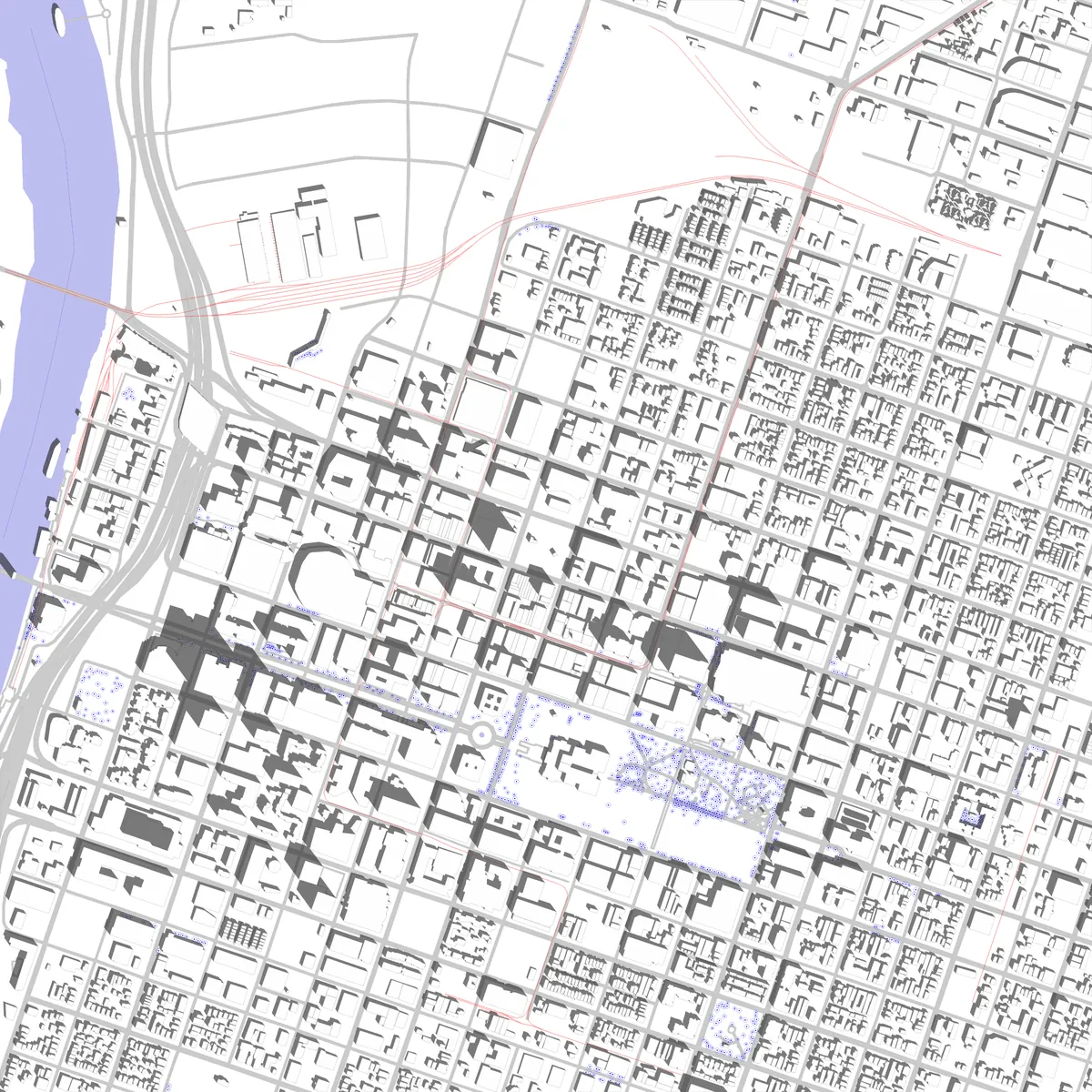 Sacramento site plan (2.5 km)