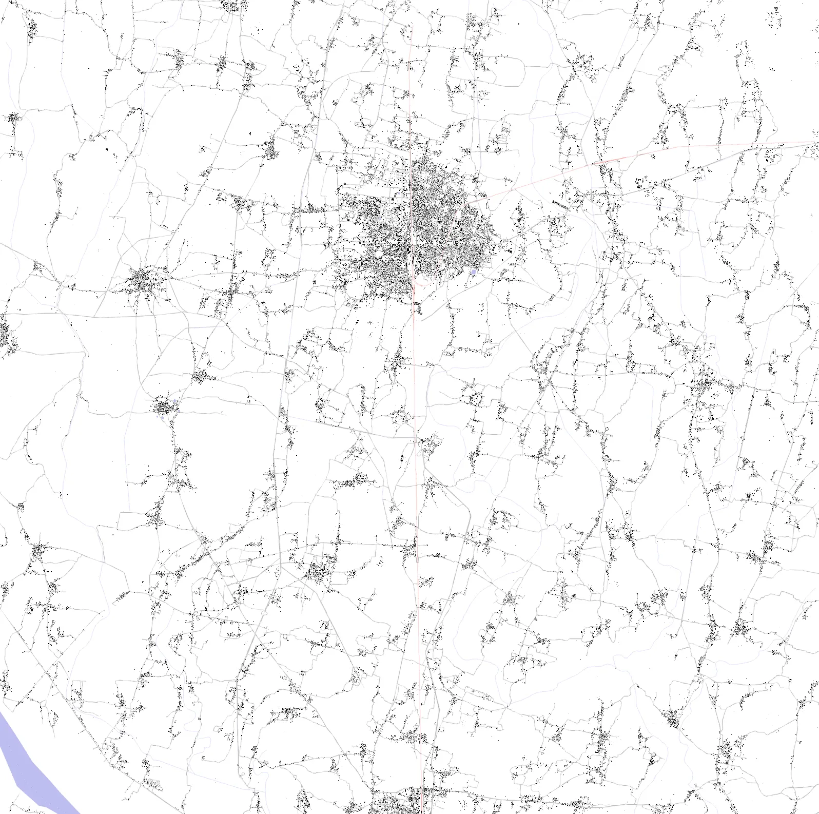 Saharsa figure ground plan