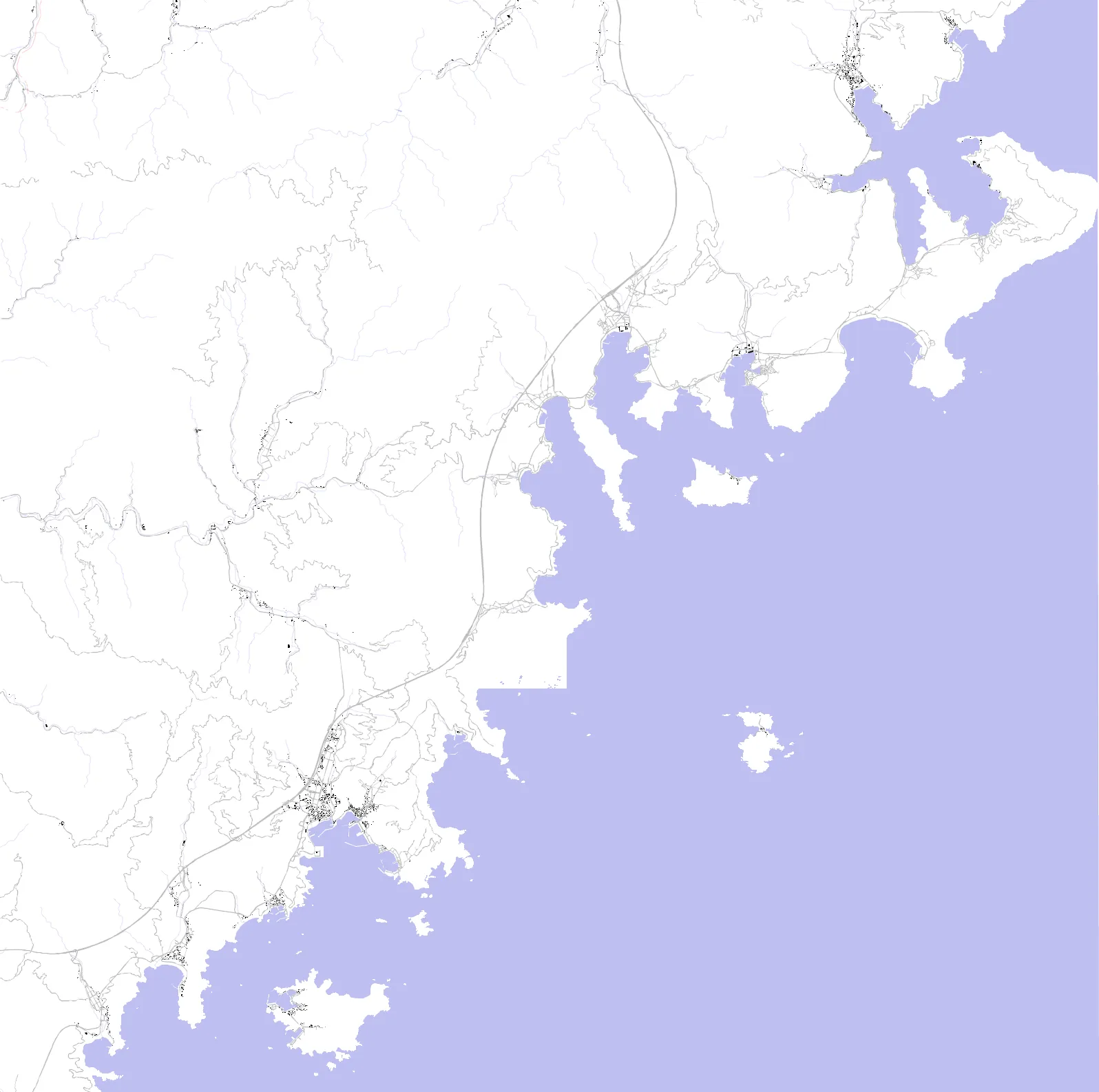 佐伯 図と地のプラン