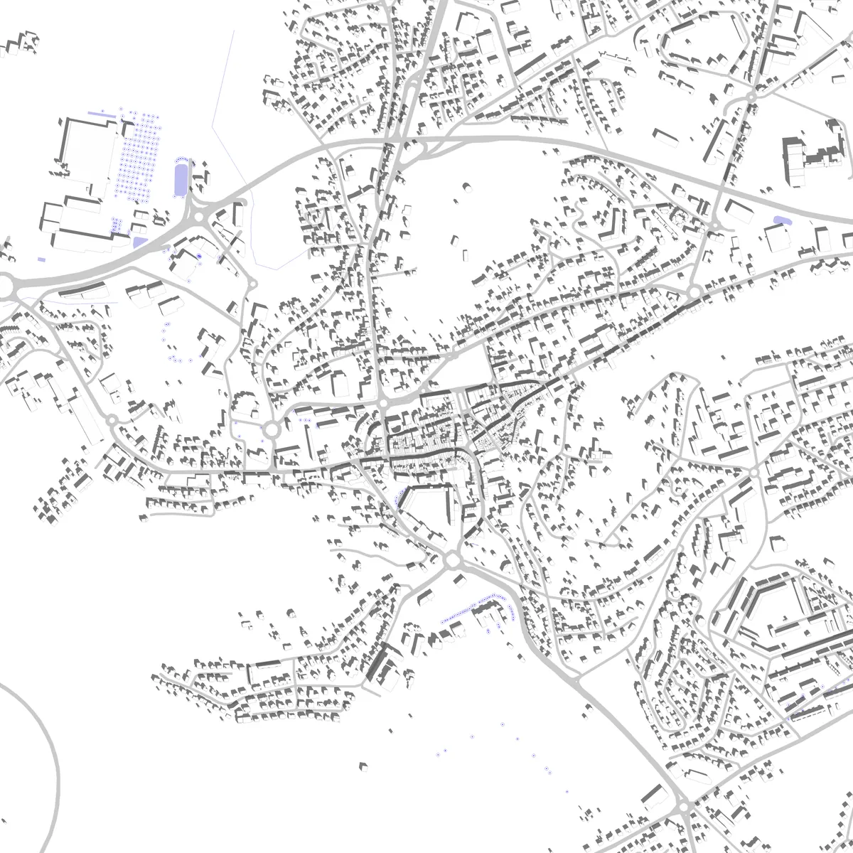 Saint-Avold site plan (2.5 km)
