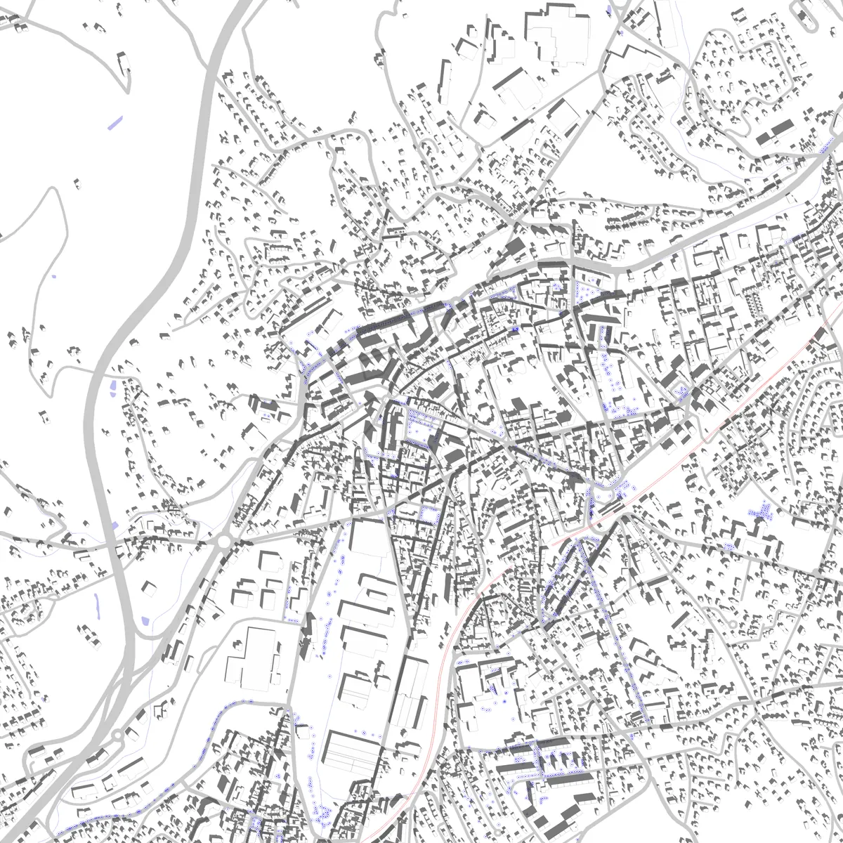 Saint-Chamond site plan (2.5 km)