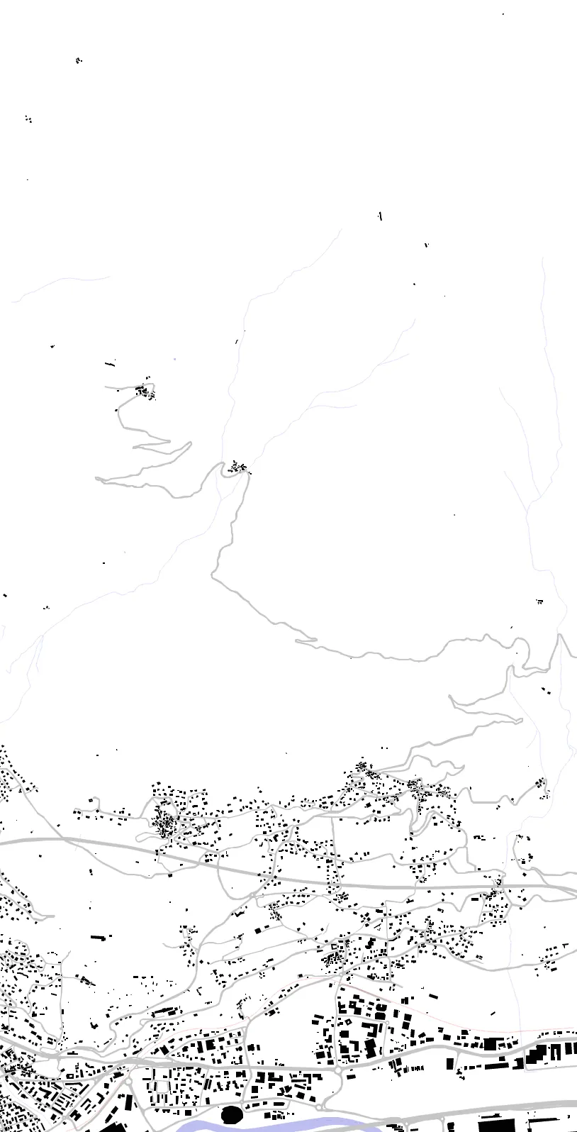 Saint-Christophe figure ground plan
