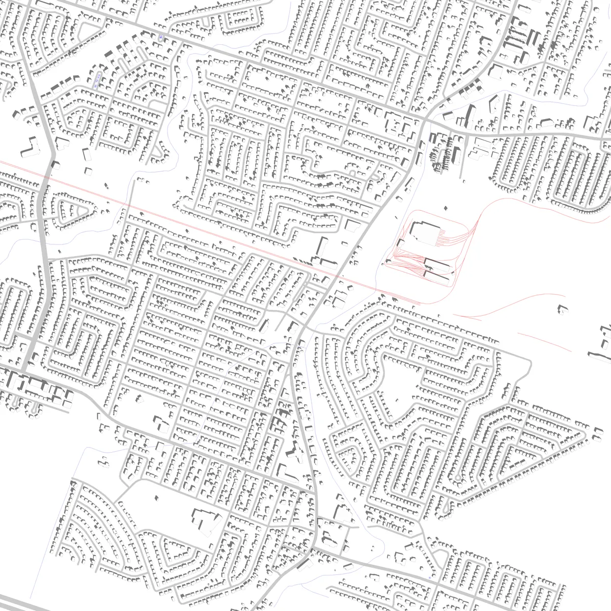 Saint-Constant site plan (2.5 km)