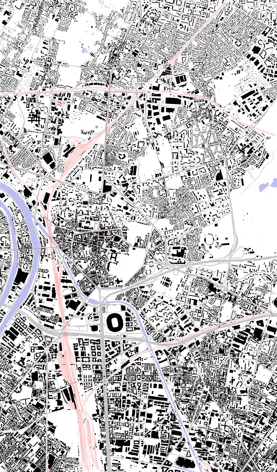 Saint-Denis figure ground plan