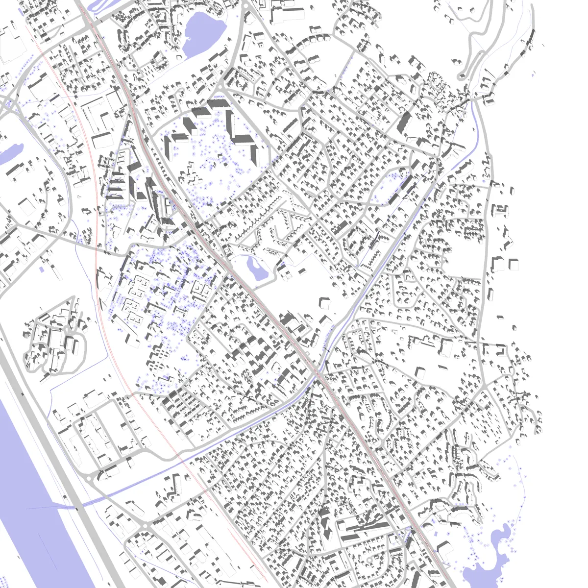 Saint-Égrève site plan (2.5 km)
