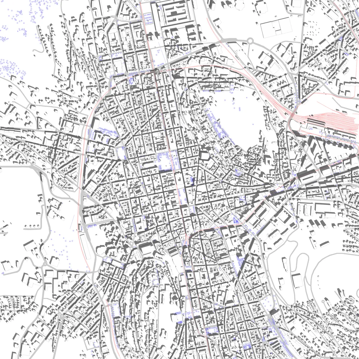 Saint-Étienne site plan (2.5 km)