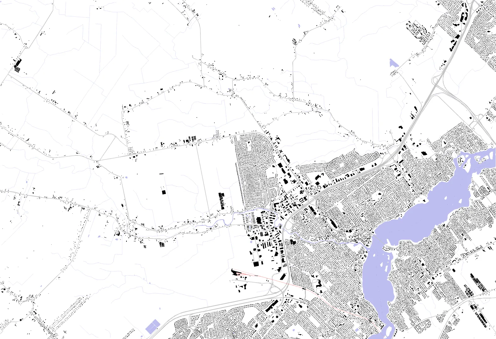 Saint-Eustache figure ground plan