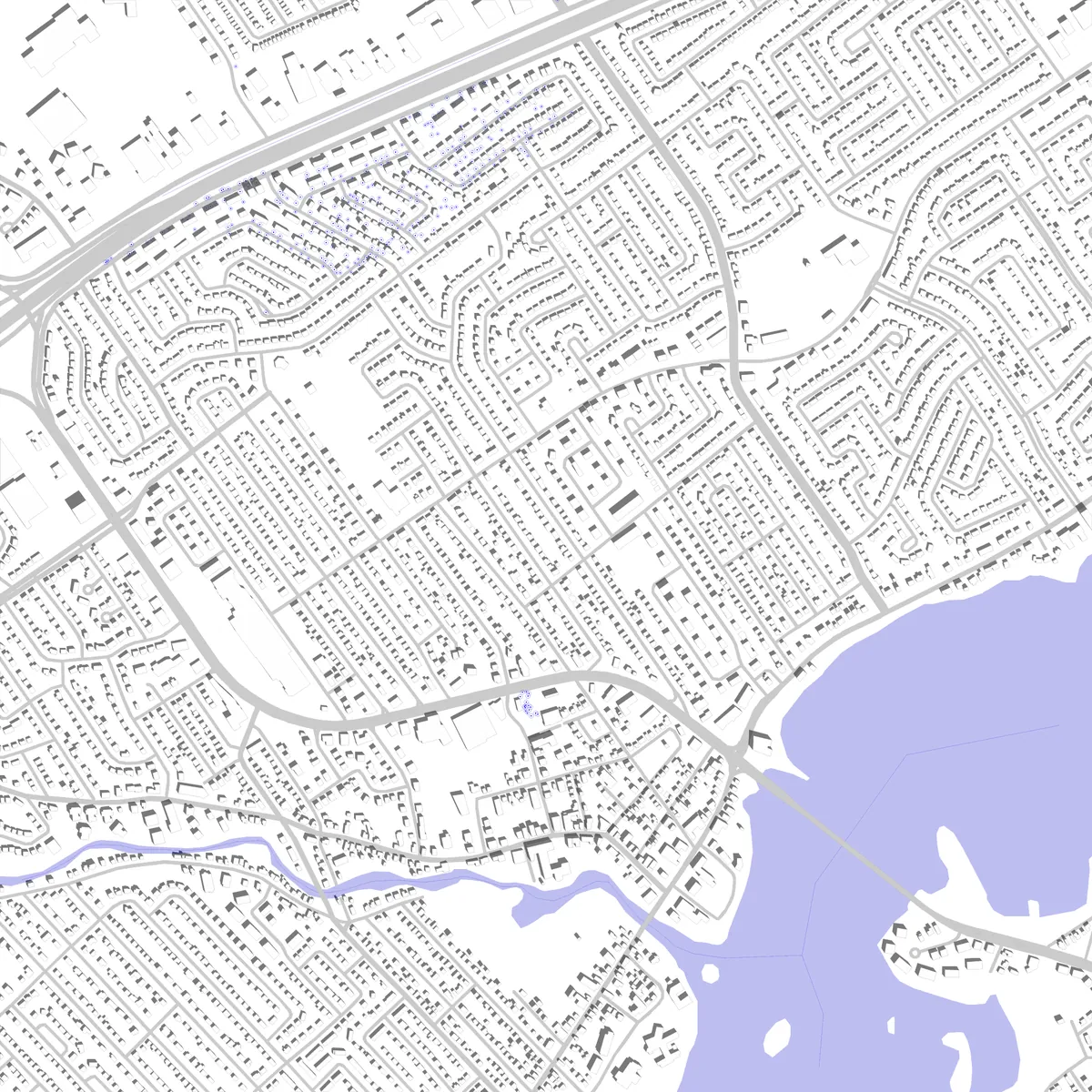 Saint-Eustache site plan (2.5 km)