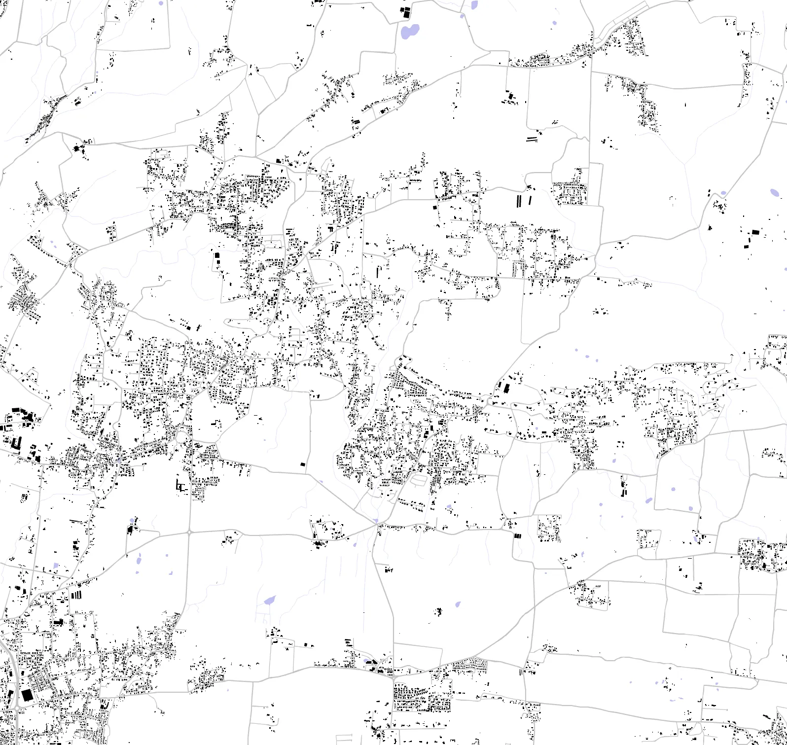 Saint George figure ground plan