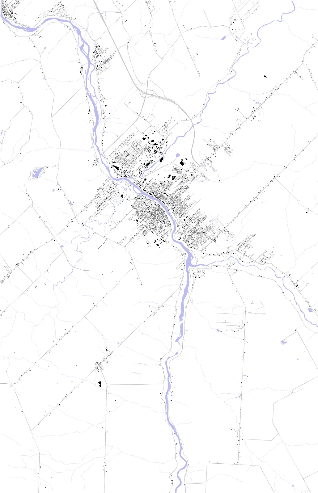 Saint-Georges figure ground plan