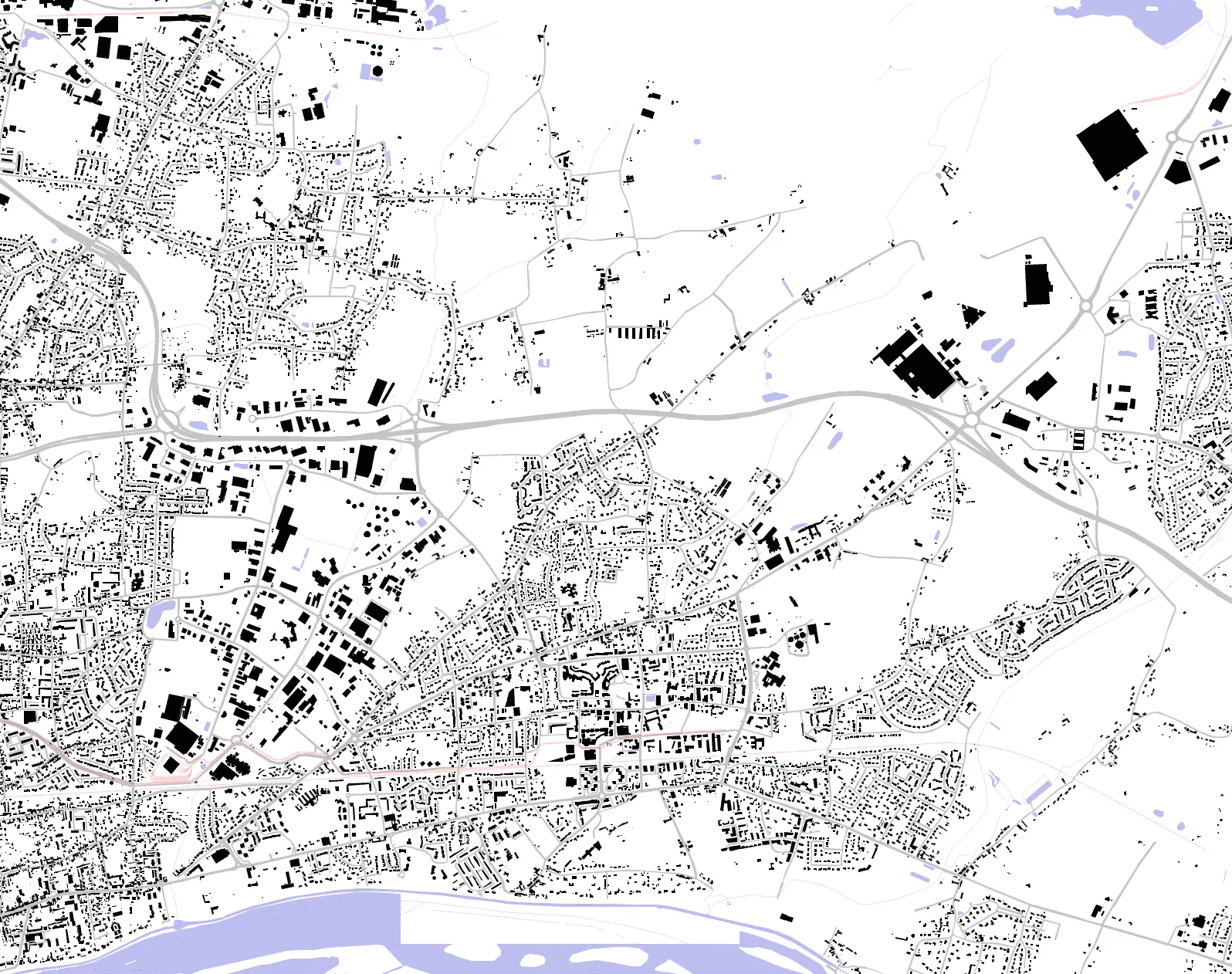 Saint-Jean-de-Braye figure ground plan