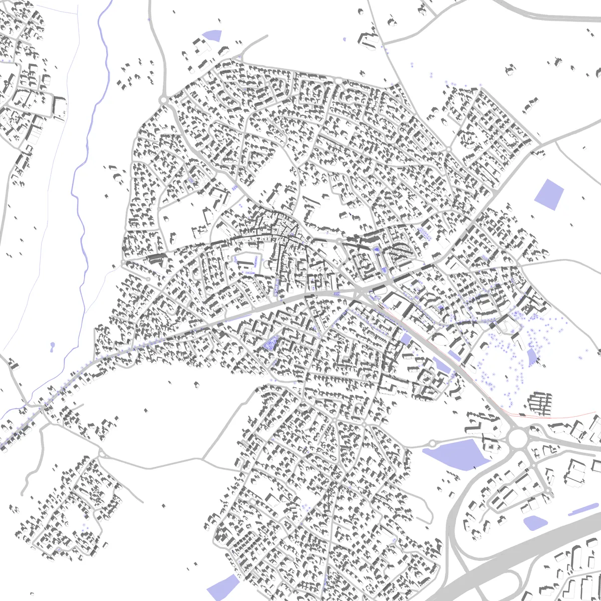 Saint-Jean-de-Védas site plan (2.5 km)