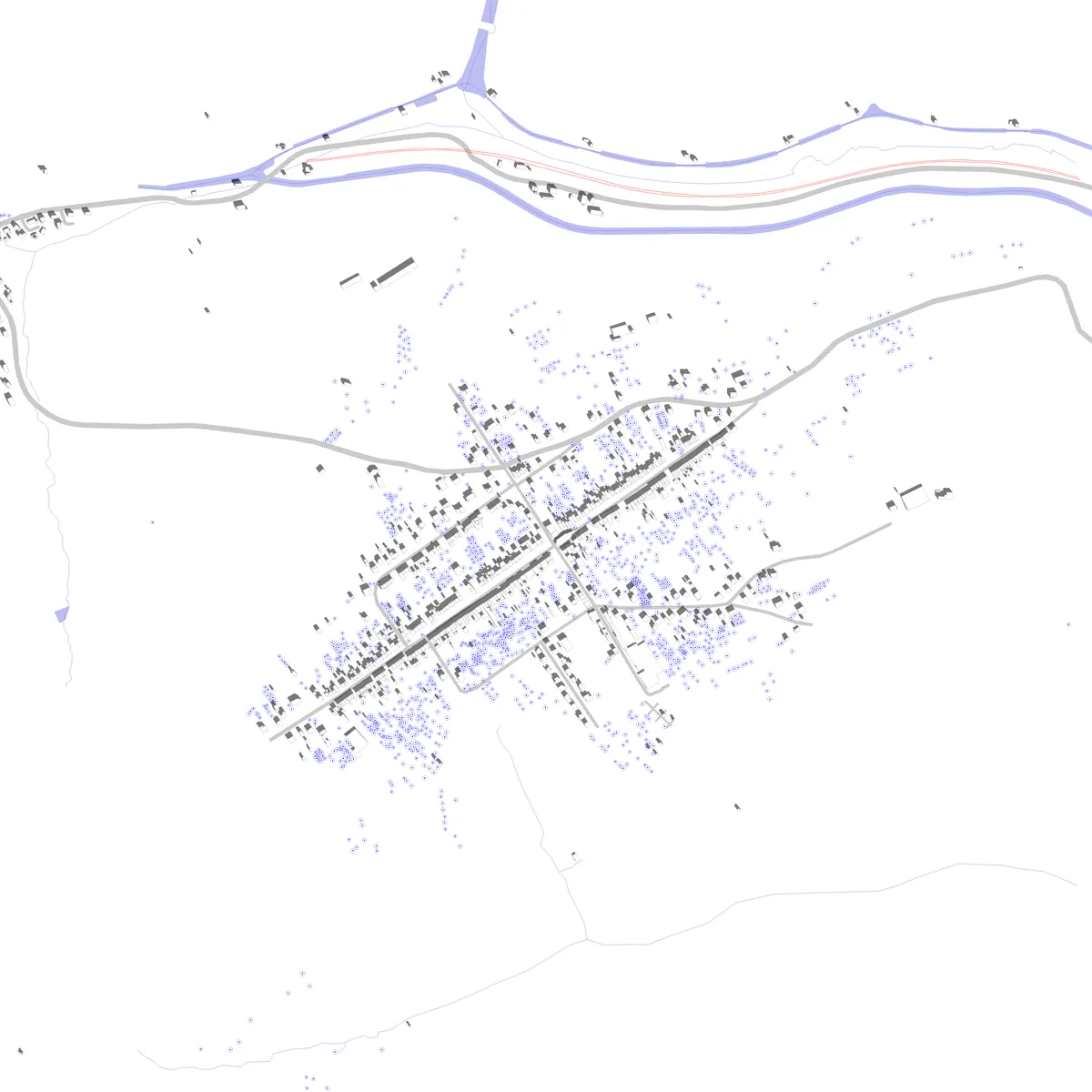 Saint-Louis site plan (2.5 km)